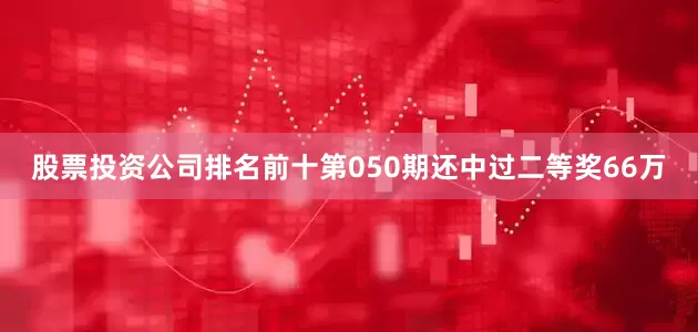 股票投资公司排名前十第050期还中过二等奖66万